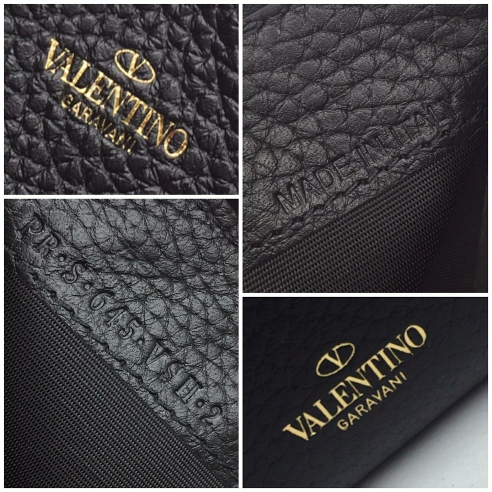 VALENTINO Rockstud Continental Leather wallet - Picture 7 of 13
